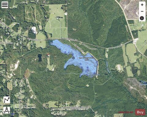 Lee County Public Fishing Lake depth contour Map - i-Boating App - Satellite