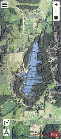 Madison County Public Fishing Lake depth contour Map - i-Boating App - Satellite