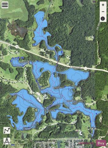 Busse-South Pool depth contour Map - i-Boating App - Satellite