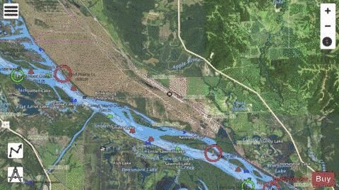 Upper Mississippi River section 11_510_758 depth contour Map - i-Boating App - Satellite
