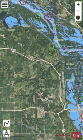 Upper Mississippi River section 11_510_759 depth contour Map - i-Boating App - Satellite