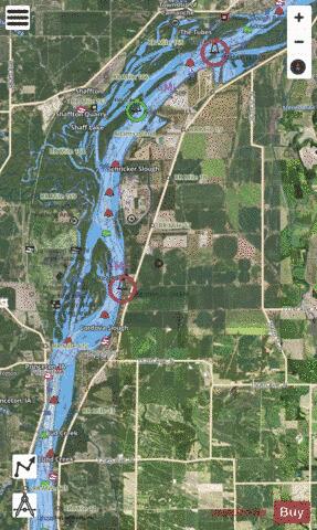 Upper Mississippi River section 11_510_762 depth contour Map - i-Boating App - Satellite