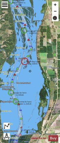 Upper Mississippi River section 11_511_760 depth contour Map - i-Boating App - Satellite