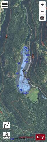 Kilbrennan Lake depth contour Map - i-Boating App - Satellite