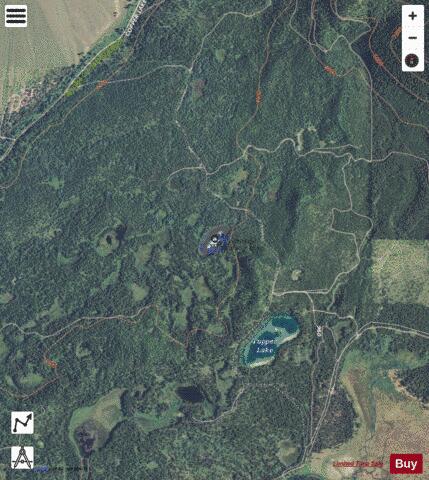 Maddie Lake depth contour Map - i-Boating App - Satellite