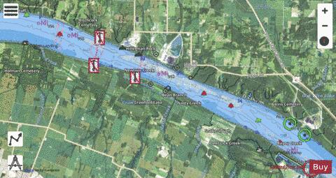 Ohio River section 11_518_795 depth contour Map - i-Boating App - Satellite