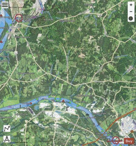 Ohio River section 11_521_796 depth contour Map - i-Boating App - Satellite