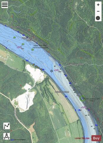 Ohio River section 11_533_788 depth contour Map - i-Boating App - Satellite