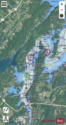 Tennessee River section 11_541_806 depth contour Map - i-Boating App - Satellite