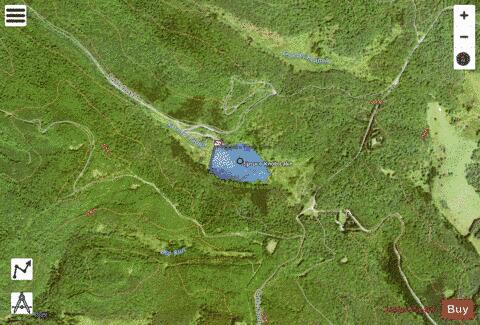 Spruce Knob depth contour Map - i-Boating App - Satellite