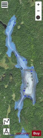 Heritage Lake depth contour Map - i-Boating App - Satellite