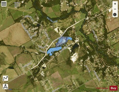 Lake Clopton depth contour Map - i-Boating App - Satellite