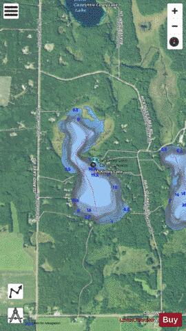 McKinley Lake depth contour Map - i-Boating App - Satellite