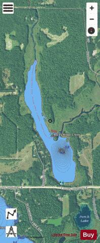 Rocky Ridge Lake depth contour Map - i-Boating App - Satellite