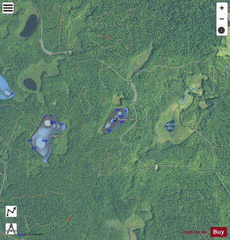 Purdy Lake depth contour Map - i-Boating App - Satellite