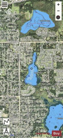 LONG POND depth contour Map - i-Boating App - Satellite