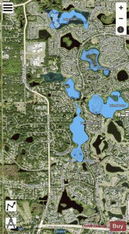 LAKE MARIETTA depth contour Map - i-Boating App - Satellite