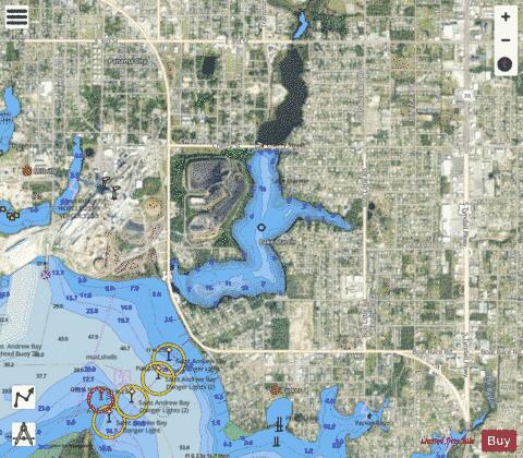 LAKE MARTIN depth contour Map - i-Boating App - Satellite