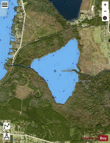 LAKE ROWELL depth contour Map - i-Boating App - Satellite