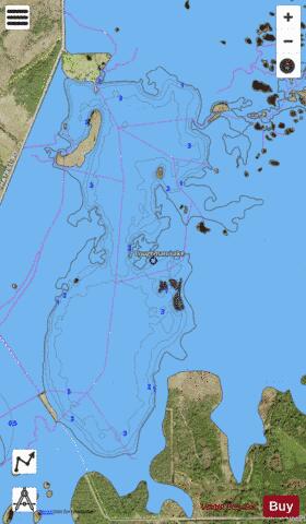 LOUGHMAN LAKE depth contour Map - i-Boating App - Satellite