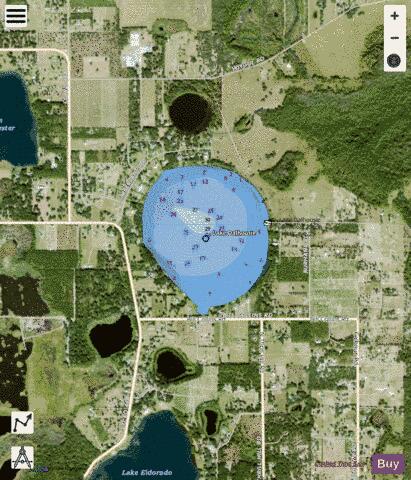 LAKE DALHOUSIE depth contour Map - i-Boating App - Satellite