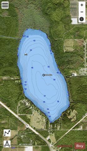 LAKE ALTO depth contour Map - i-Boating App - Satellite