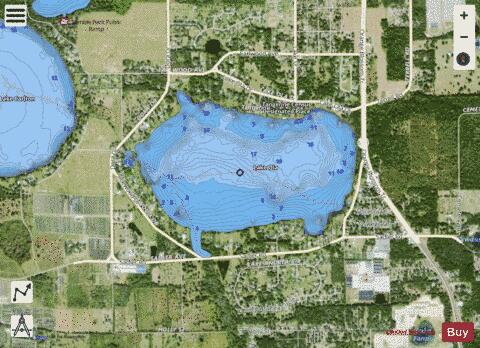 Ola depth contour Map - i-Boating App - Satellite