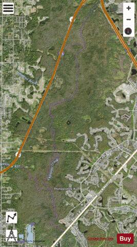 Forest North depth contour Map - i-Boating App - Satellite