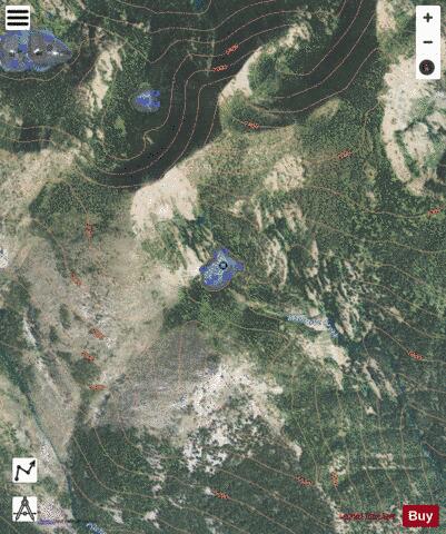 Third Farmers Lake depth contour Map - i-Boating App - Satellite