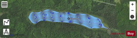 California Pond depth contour Map - i-Boating App - Satellite