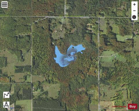 Boaz Lake depth contour Map - i-Boating App - Satellite