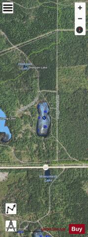 High Banks Lake depth contour Map - i-Boating App - Satellite