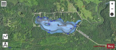 Sixmile Lake depth contour Map - i-Boating App - Satellite