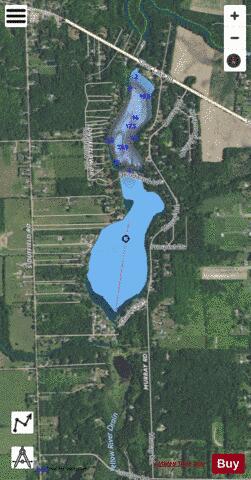 McKane Lake depth contour Map - i-Boating App - Satellite