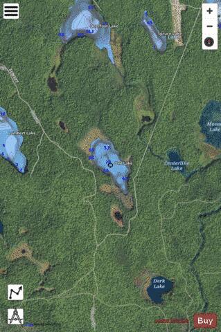 Owl Lake depth contour Map - i-Boating App - Satellite