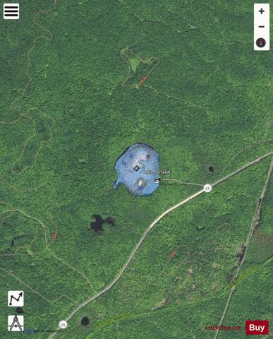 Perrault, Lake depth contour Map - i-Boating App - Satellite
