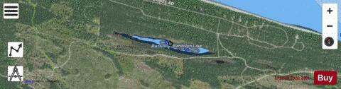 Randolph Lake depth contour Map - i-Boating App - Satellite