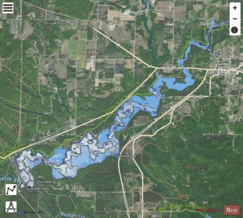 Hodenpyl Dam Pond depth contour Map - i-Boating App - Satellite