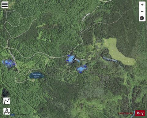 Sagola Lake, North depth contour Map - i-Boating App - Satellite