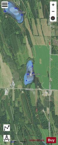 Eaton Lake depth contour Map - i-Boating App - Satellite