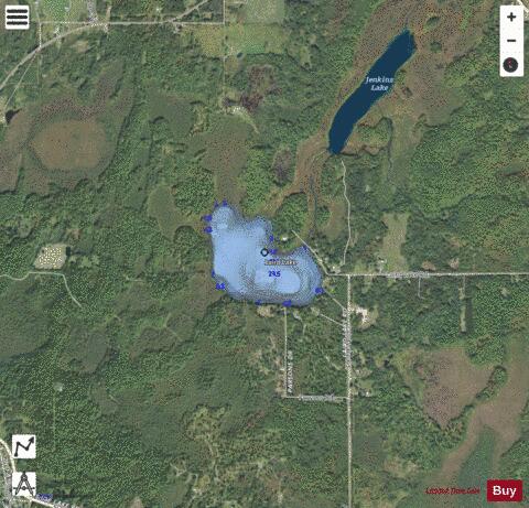 Laird Lake depth contour Map - i-Boating App - Satellite