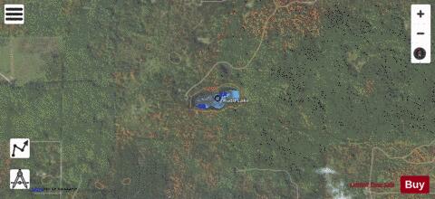 Rudd Lake depth contour Map - i-Boating App - Satellite