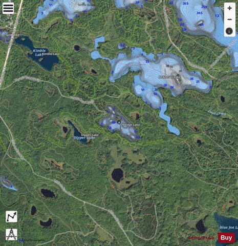 Wedge Lake depth contour Map - i-Boating App - Satellite