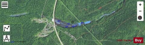 part of Plumbago Creek depth contour Map - i-Boating App - Satellite