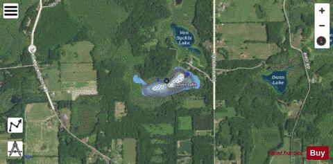 Culver Lake depth contour Map - i-Boating App - Satellite