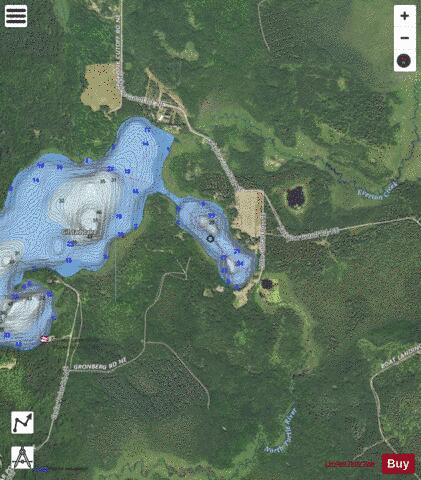 Little Gilstad depth contour Map - i-Boating App - Satellite