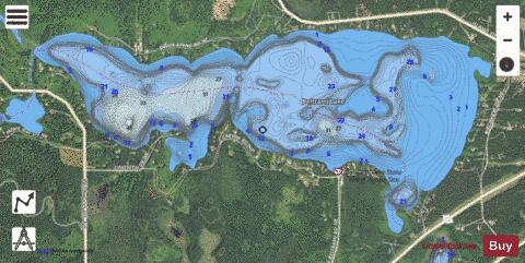 Beltrami depth contour Map - i-Boating App - Satellite