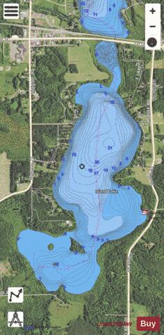 Lower (South) Island depth contour Map - i-Boating App - Satellite