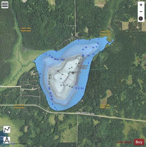 Portage depth contour Map - i-Boating App - Satellite