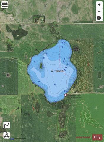 Tilde depth contour Map - i-Boating App - Satellite